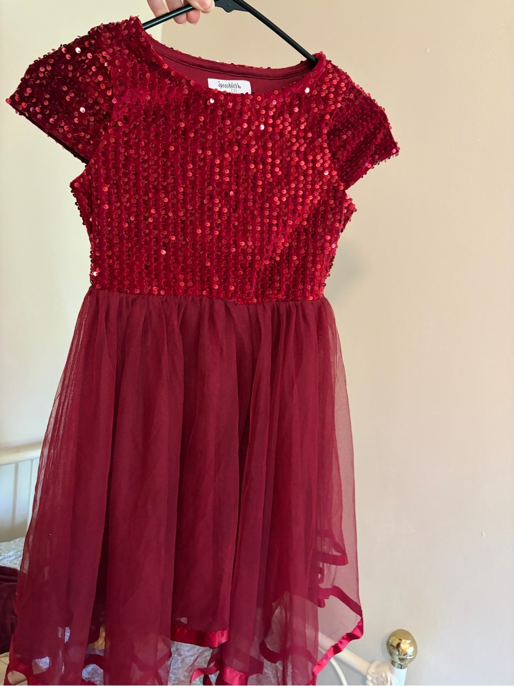 Speechless Kids Sequined Christmas dress